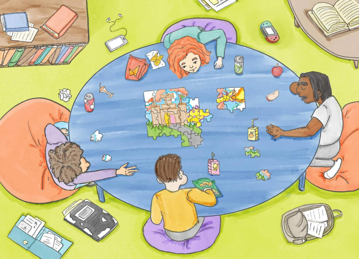 Chillin at the Library